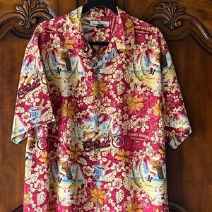 TOMMY BAHAMA 2006 "Let the Goods Times Roll" Silk Shirt